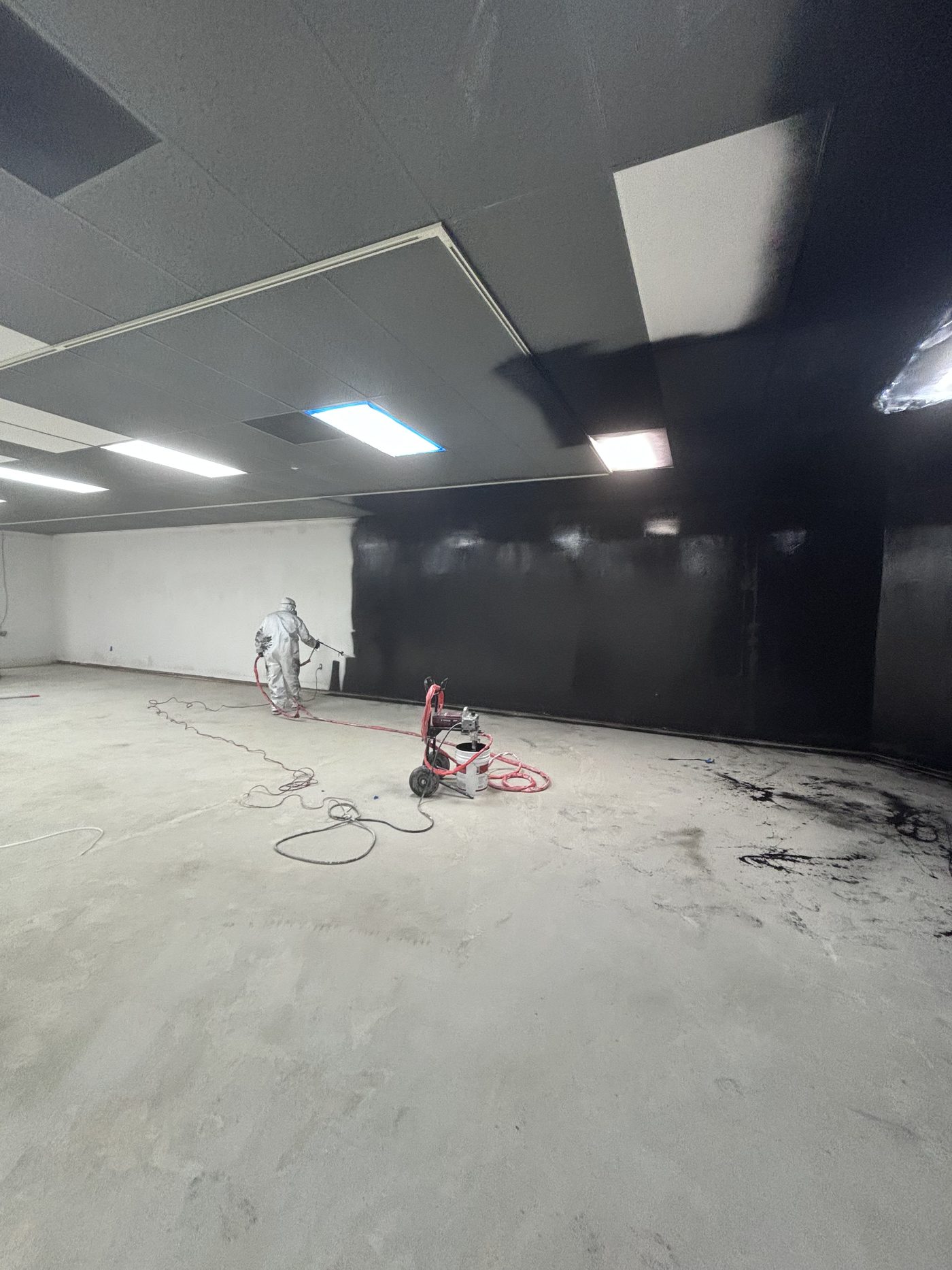 Commercial Space — Wall Coating